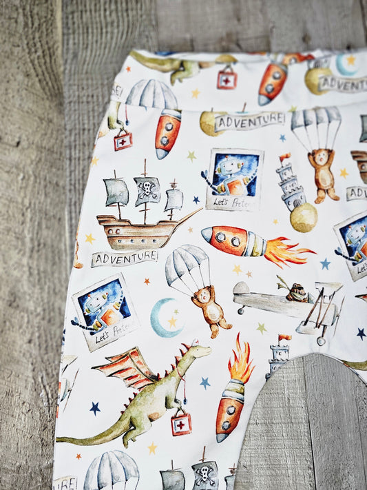 Slim harem leggings - lets pretend 3-4Y