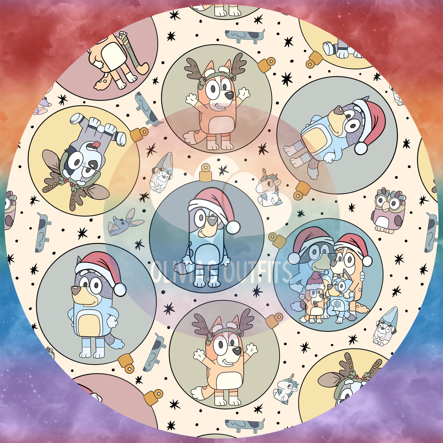 Blue Dog Baubles