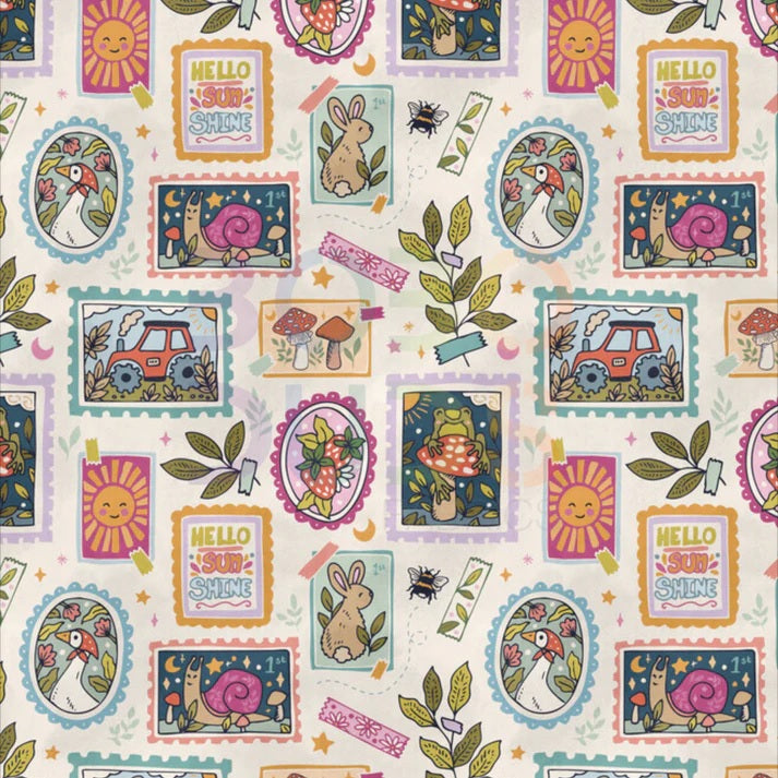 Sunshine Stamps - Cream