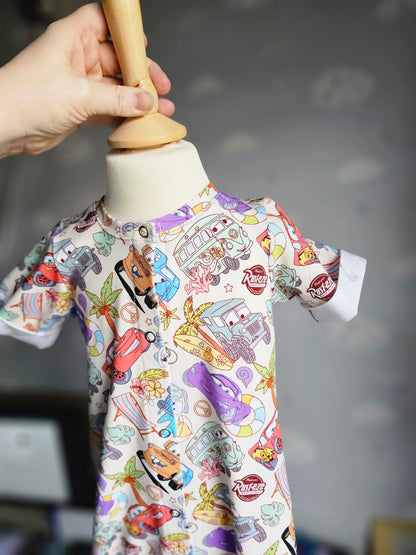 Summer Rolled Hem Romper