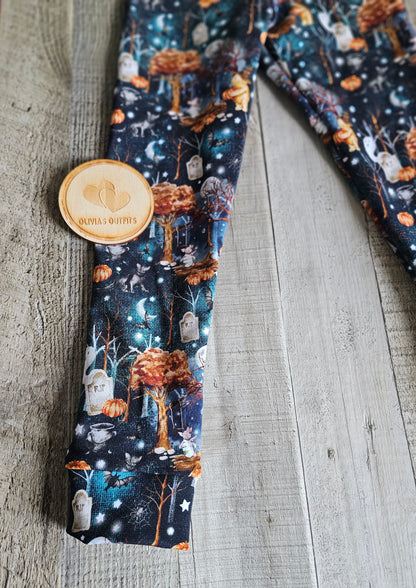 100 Scare Woods 4-5Y slim leggings