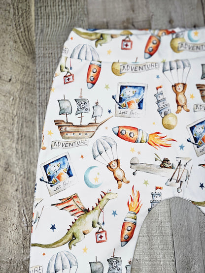 Slim harem leggings - lets pretend 3-4Y