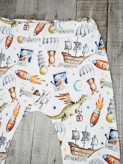 Slim harem leggings - lets pretend 3-4Y