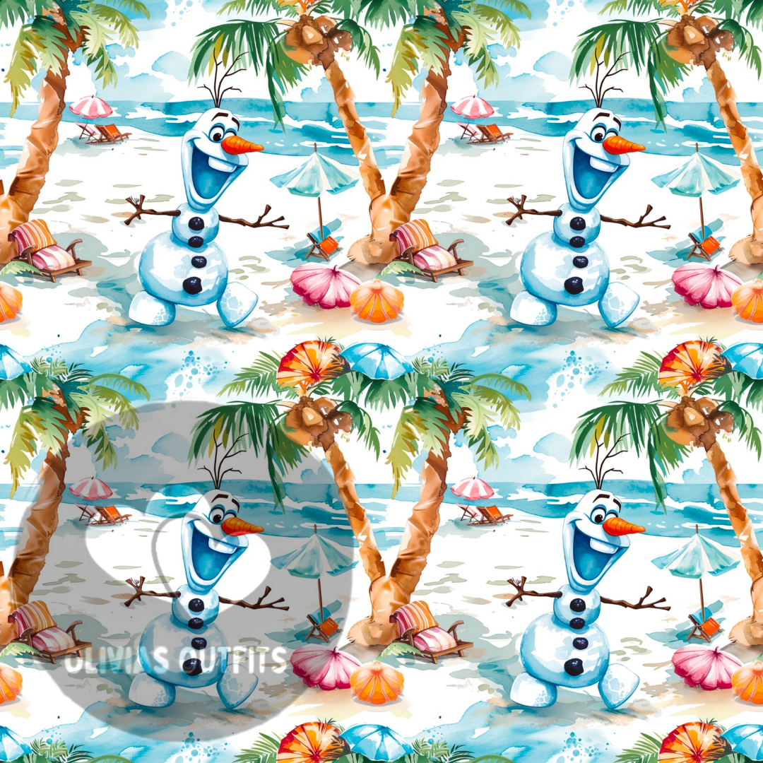 Snowman in Summer