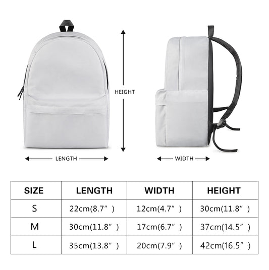 Custom Printed Backpack - Various Sizes