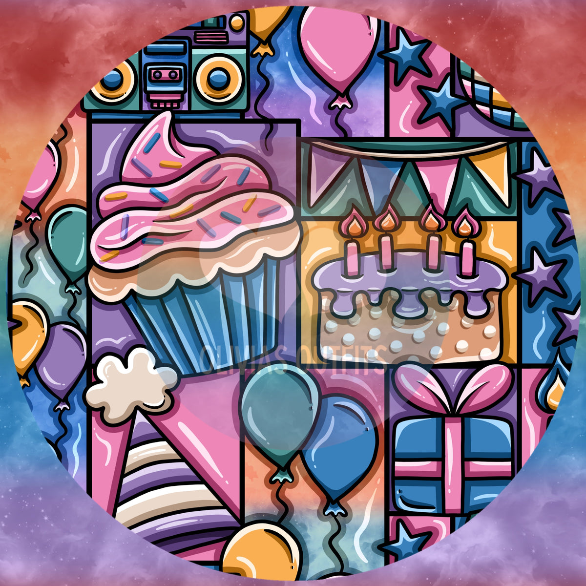 Party Patch Pink