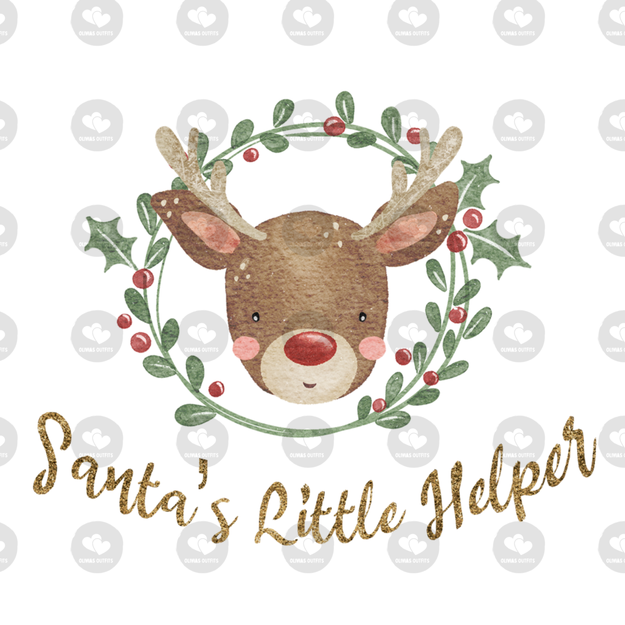 Santa's Helper - Reindeer - Transfer