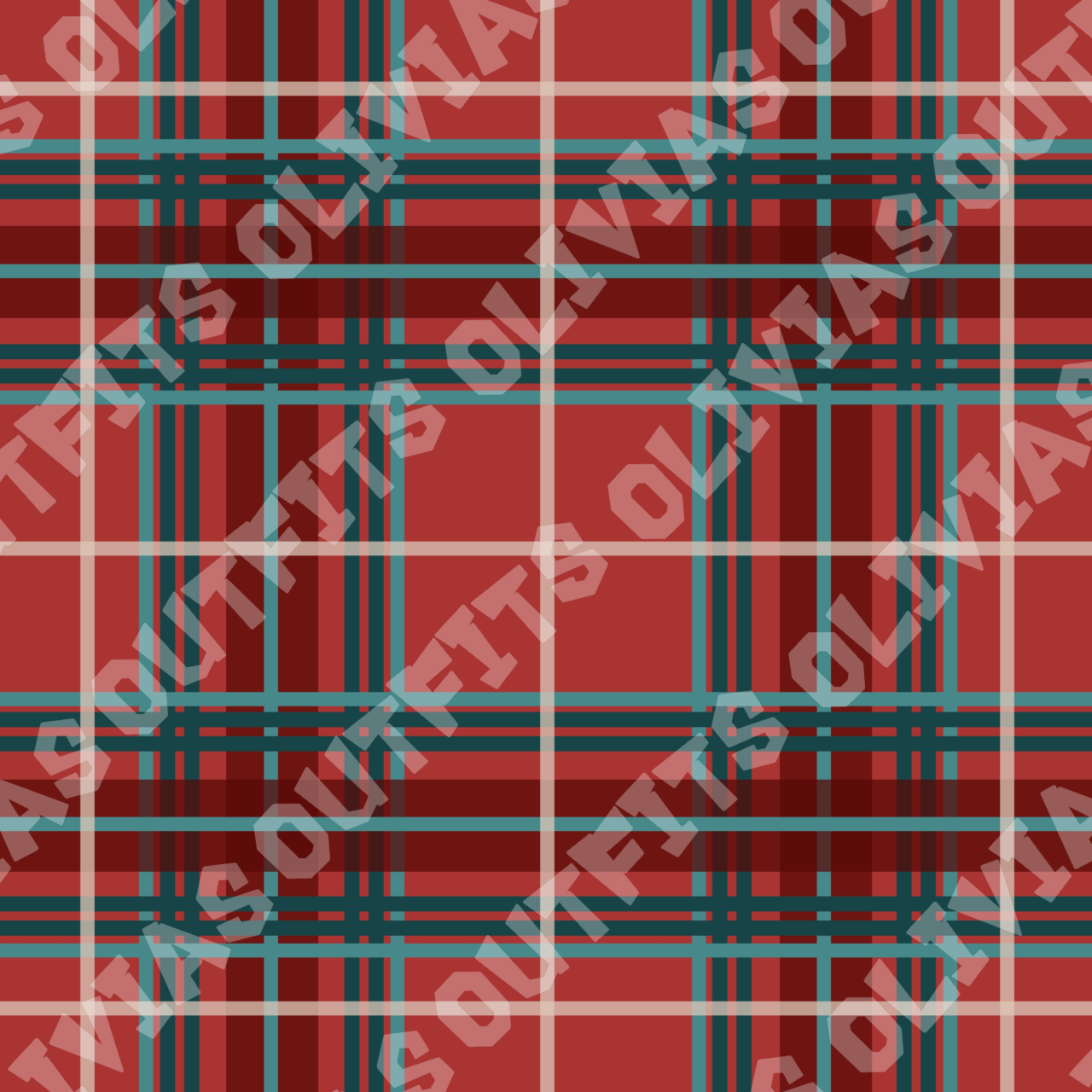 Bright Red Tartan