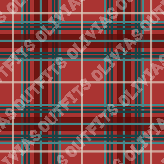 Bright Red Tartan