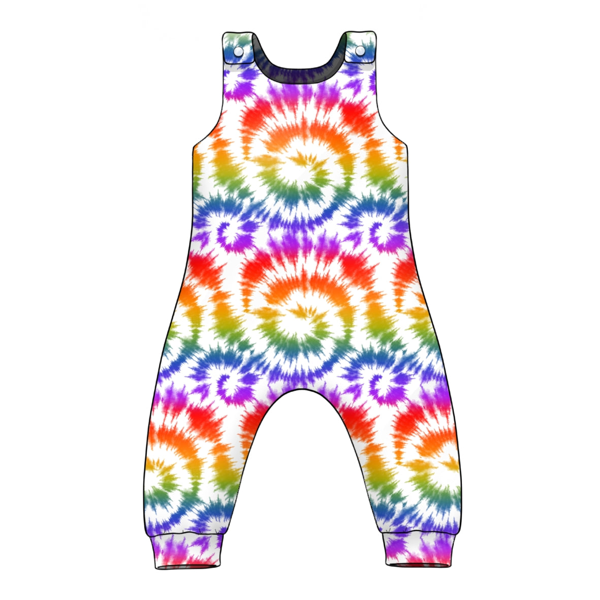 Bright tie dye