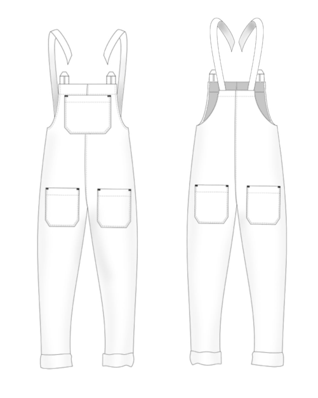 Dungarees - Ladies