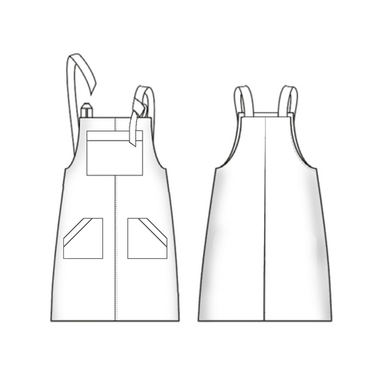 Adult Pinafore Dress