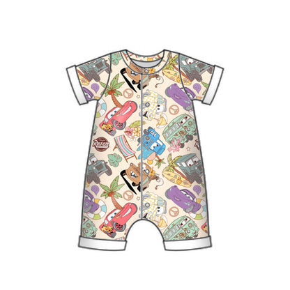 Summer Rolled Hem Romper