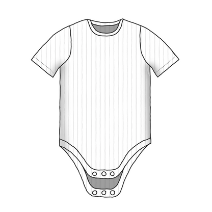 Ribbed Jersey Bodysuit