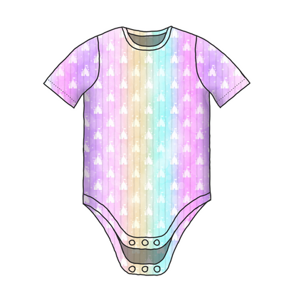 Ribbed Jersey Bodysuit