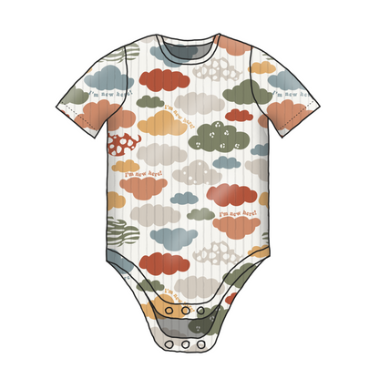 Ribbed Jersey Bodysuit