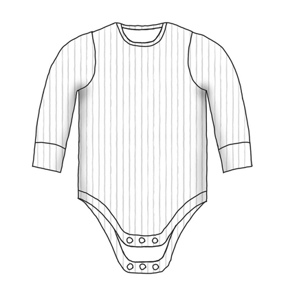 Ribbed Jersey Bodysuit