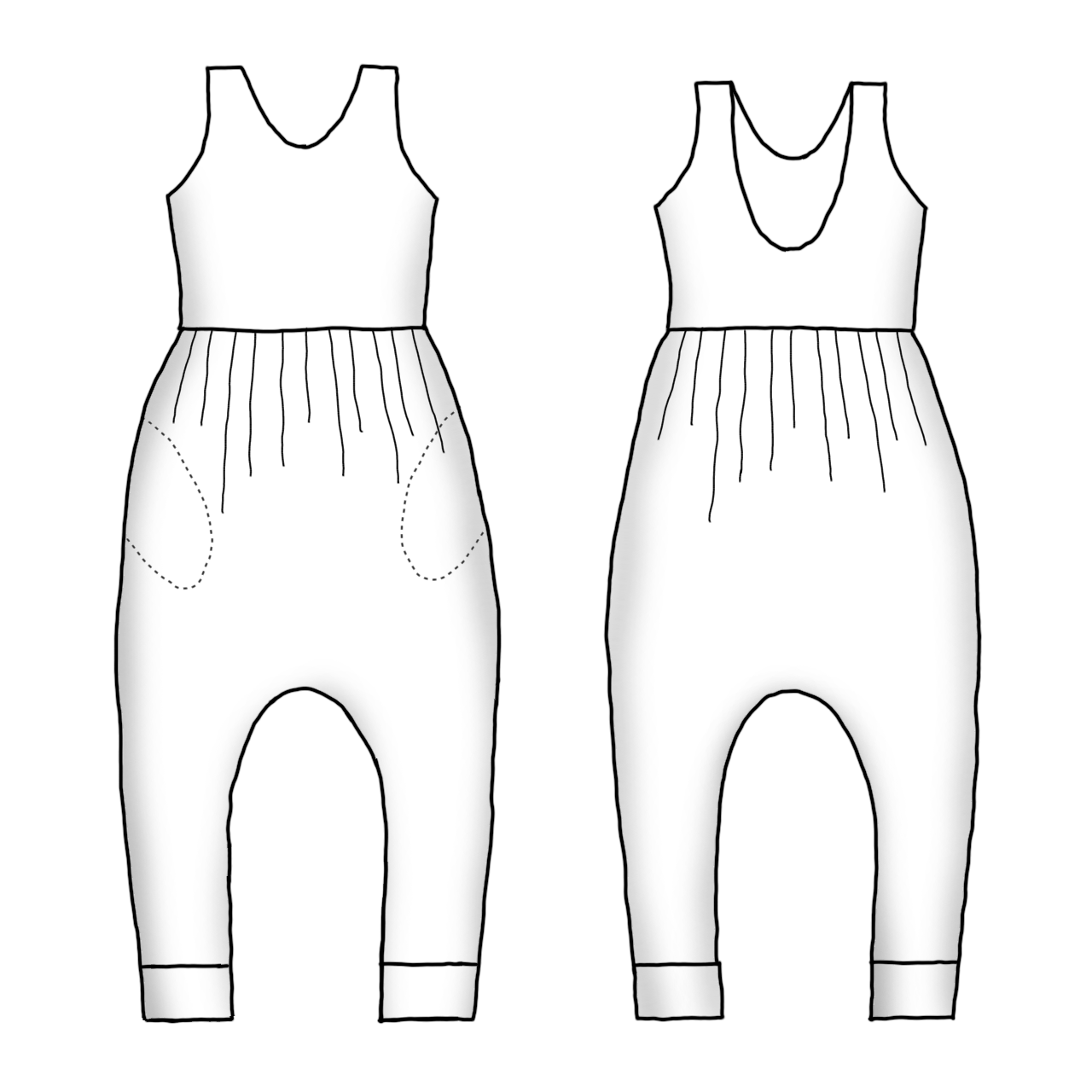 Adult Napa Romper - Ladies