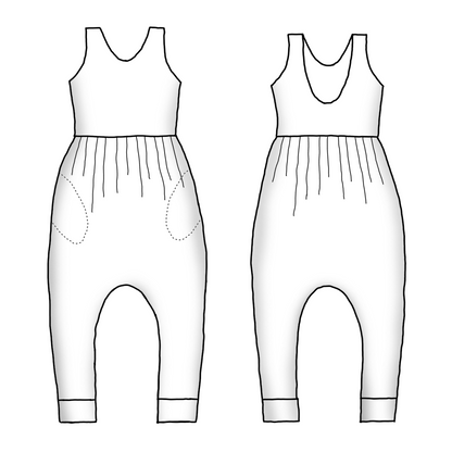 Adult Napa Romper - Ladies