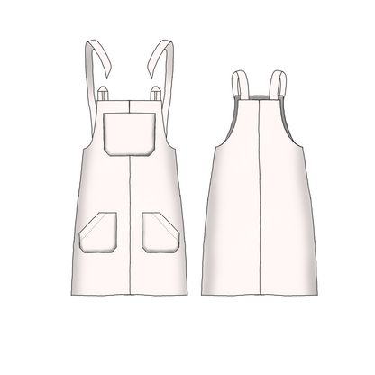 Hettie Dungaree Dress