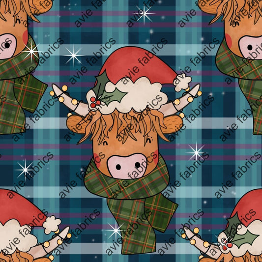 Christmas Coo - Tartan