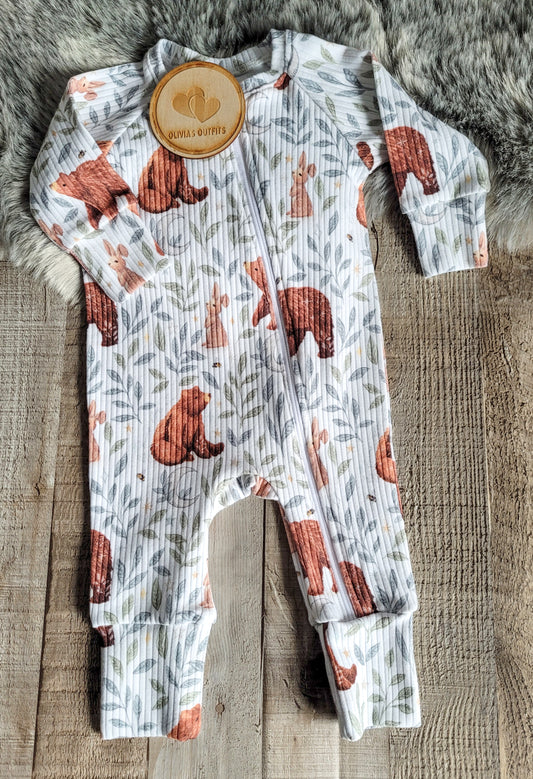 Dale zip suit 0-3m