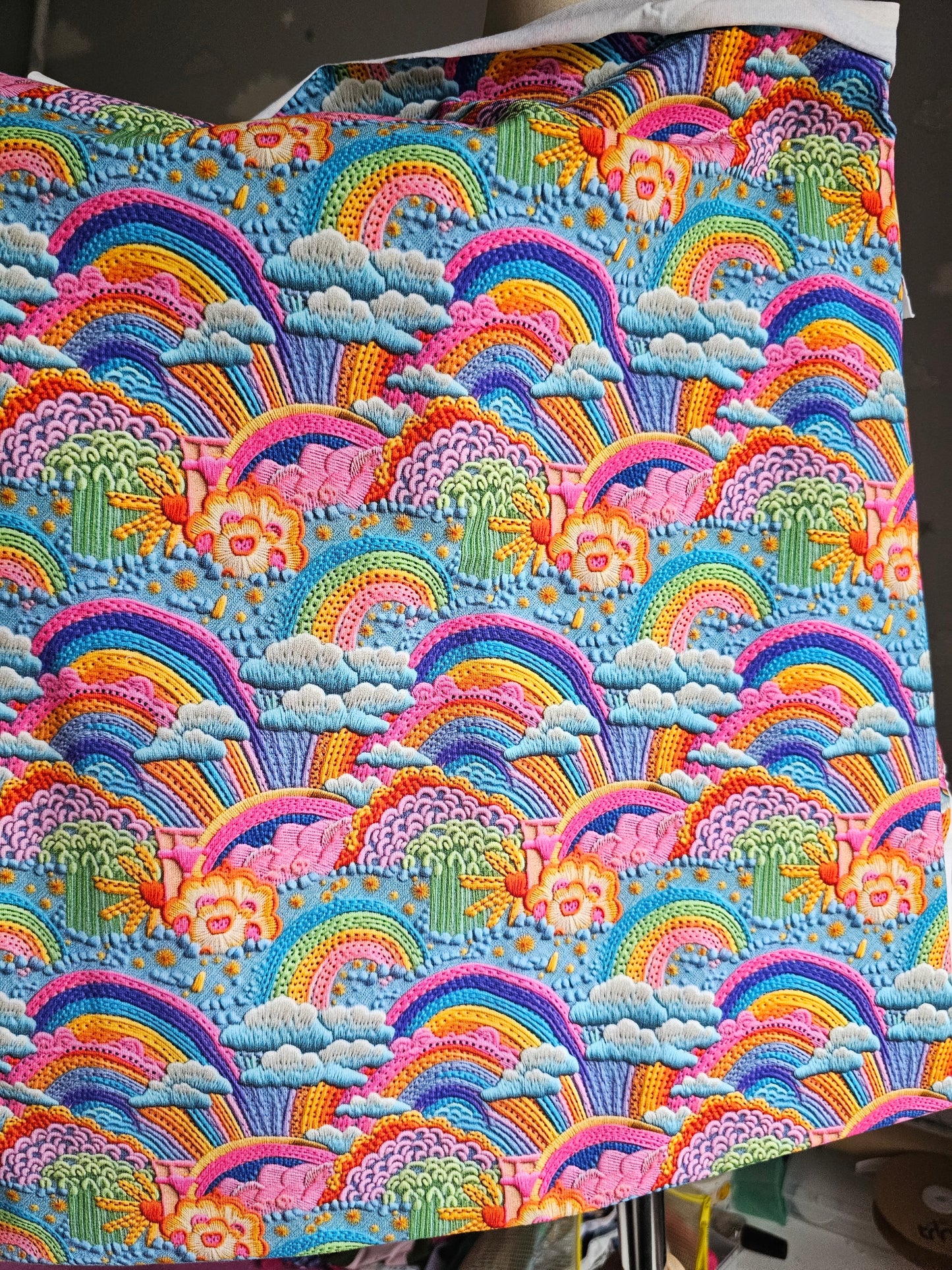 Embroidered Rainbows - in stock