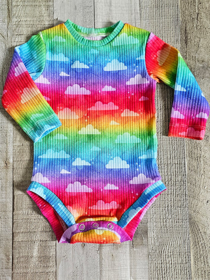 Ribbed Jersey Bodysuit