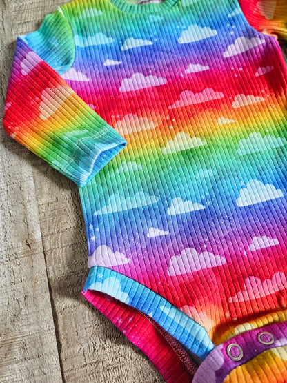 Ribbed Jersey Bodysuit