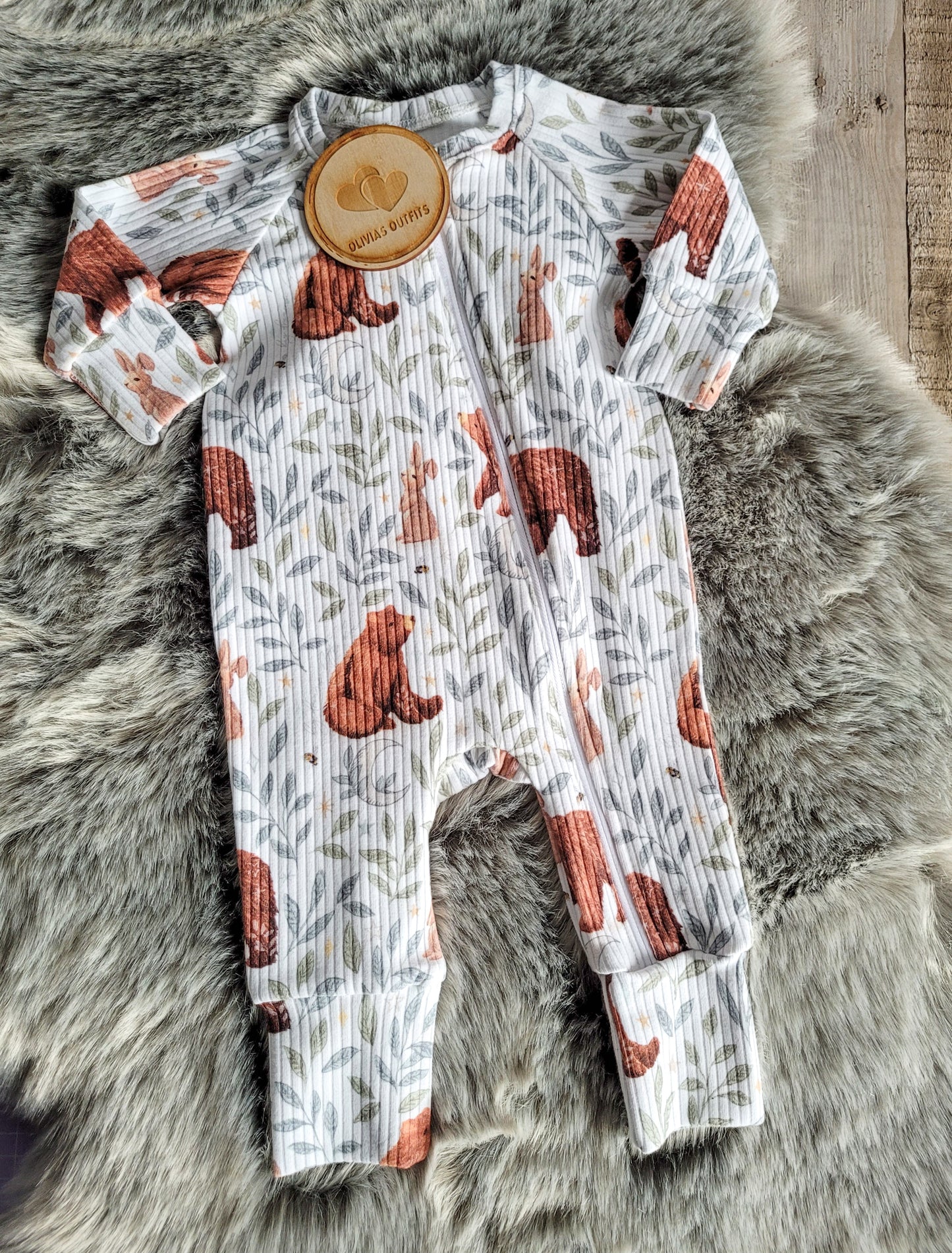 Dale zip suit 0-3m