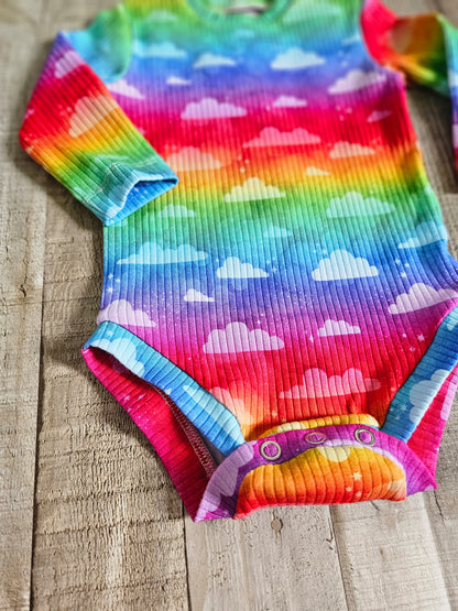 Ribbed Jersey Bodysuit