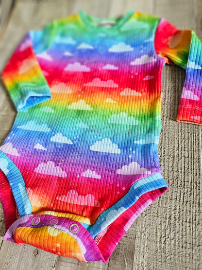 Ribbed Jersey Bodysuit