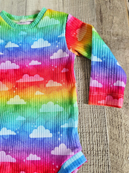 Ribbed Jersey Bodysuit