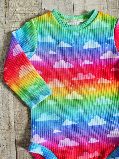 Ribbed Jersey Bodysuit