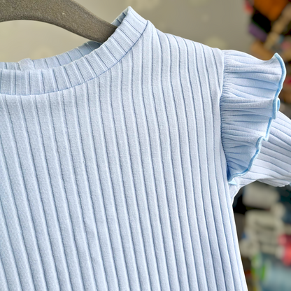 Ribbed Jersey Top